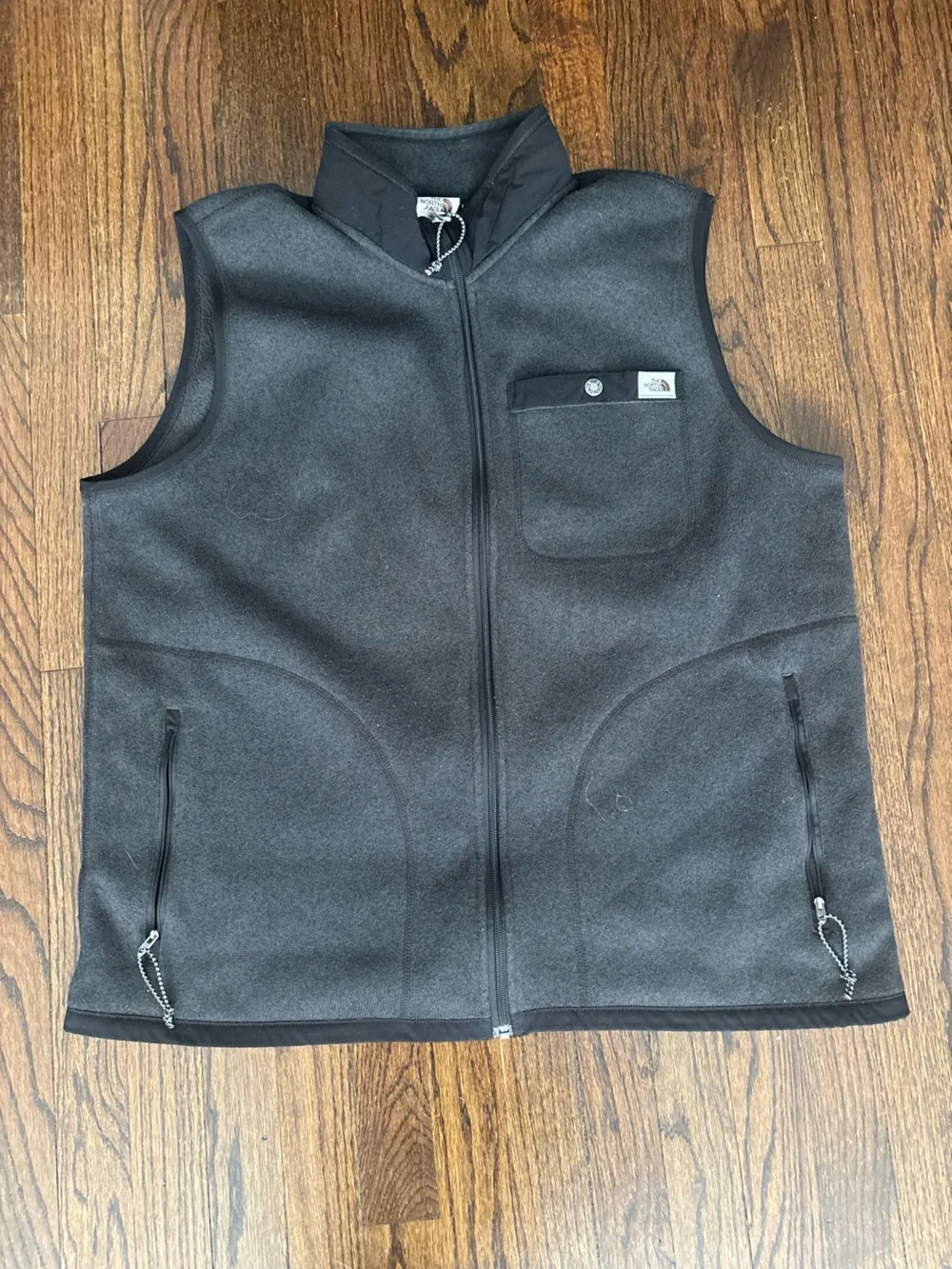 The Northface Men’s Charcoal Gray Sweater Vest XL Dad Core